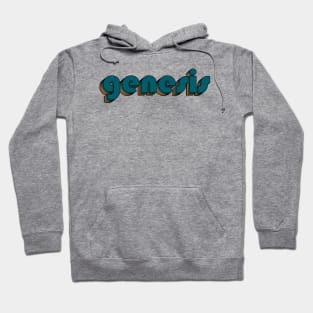 Genesis // Genesis Retro Rainbow Typography Style // 70s Hoodie